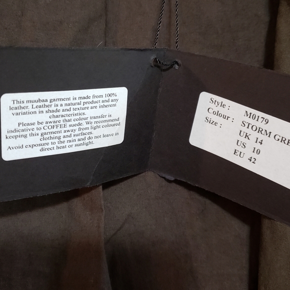 MUUBAA Suede Jacket MED - Picture 5 of 9